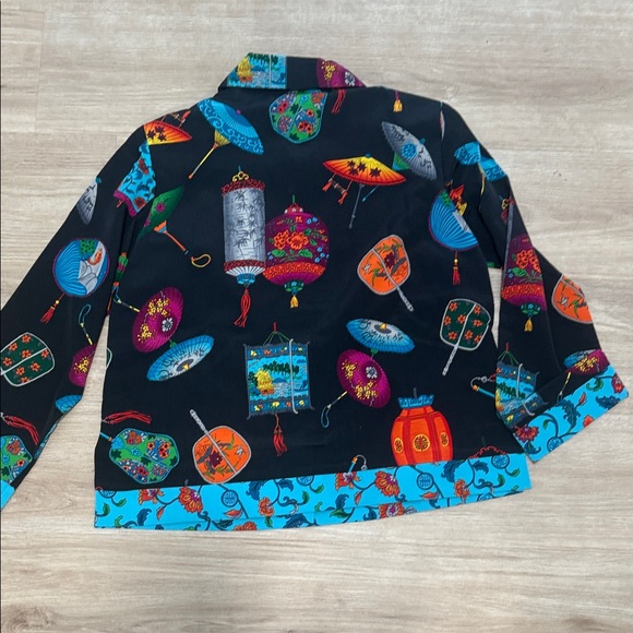 Susan Graver asian inspired Multicolor Jacket - Picture 5 of 5
